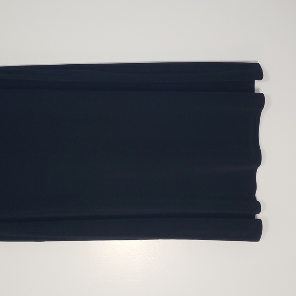 Chico's Travelers Black Maxi Skirt Large Stretchy Slinky Minimalist Office Work - Picture 3 of 11